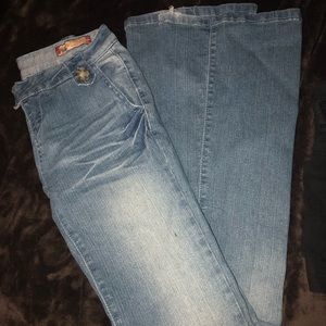 Vintage Style Size 1 Flare Jeans